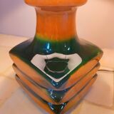 Old vintage design ceramic lamp from the 70s CARI ZALLONI for Steuler