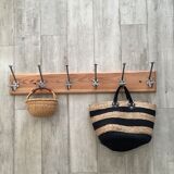 Vintage wall coat rack