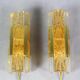 Pair of danish wall scones Alladin by Vitrika 1960s