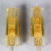 Pair of danish wall scones Alladin by Vitrika 1960s