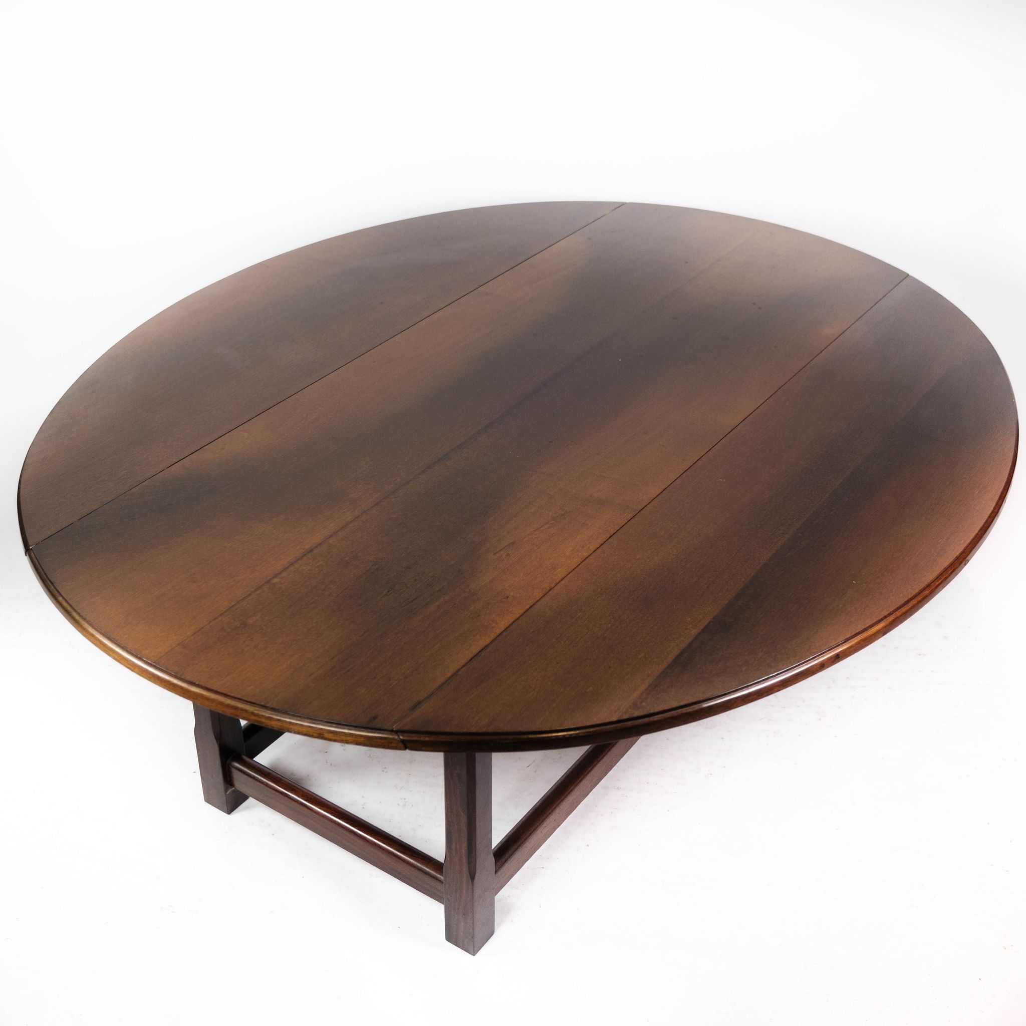 Table basse en acajou avec extensions, années 1930