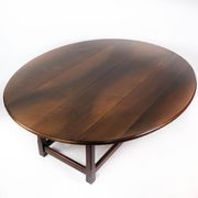 Table basse en acajou avec extensions, années 1930