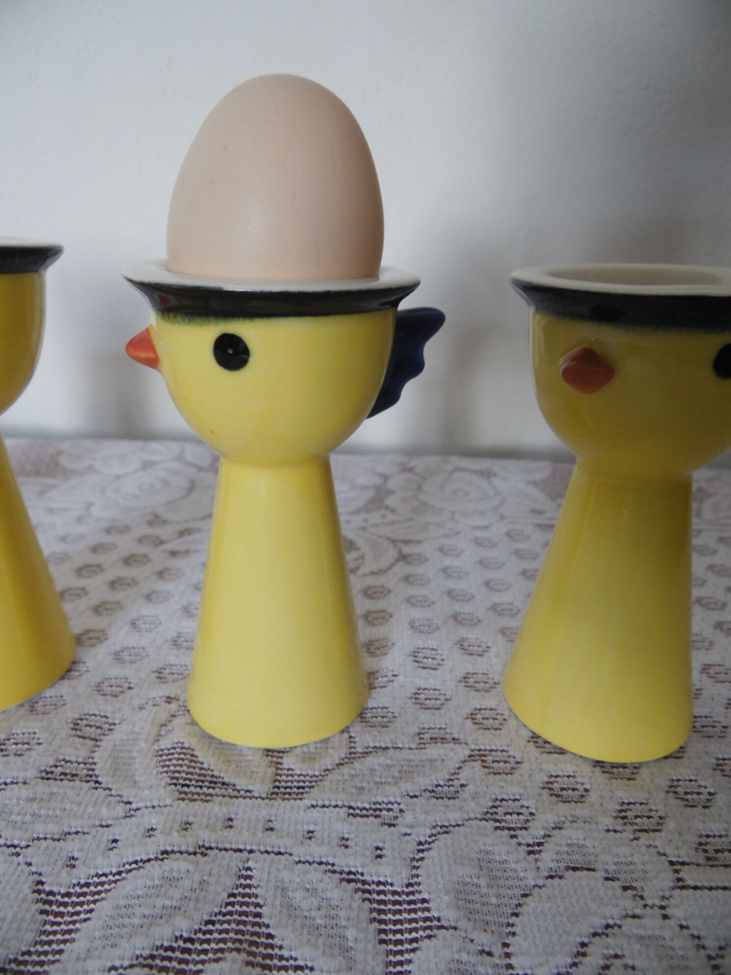 set of 4 tall chick shells Goebel Germany