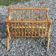 Set of 2 rattan magazine racks from the 1970s.