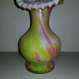 Vase Clichy puffed glass speckled
