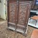 Large buffet / carved oak wardrobe – Neo-Gothic decor –