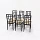 Table et 6 chaises, Thonet post moderne par Ernst W. Beranek années 1980