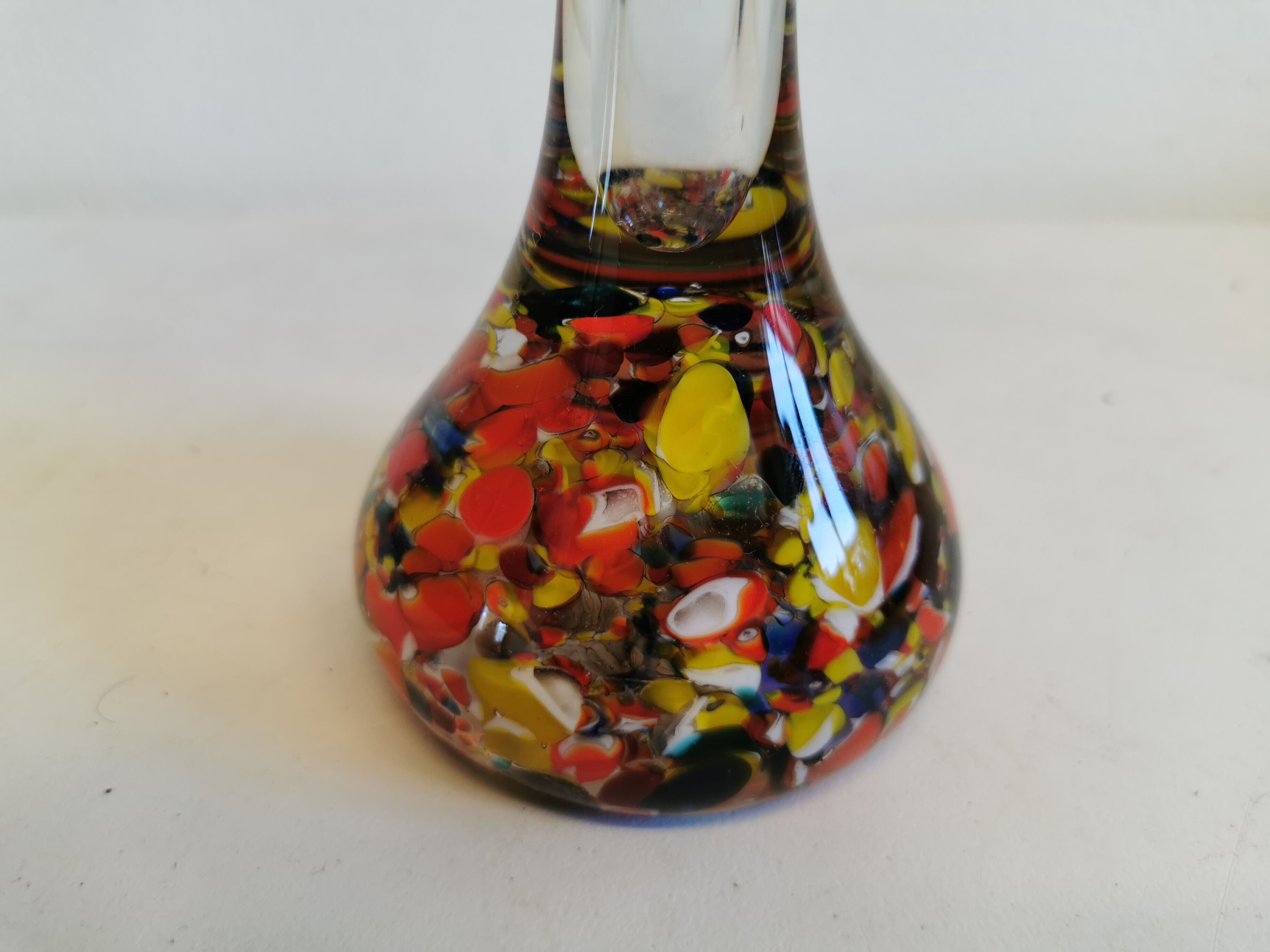 Bone vase from danish holmegaard glassworks