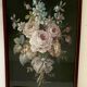 Painting on paper, glazed wooden frame