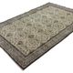Large Vintage Turkish Carpet Beige Floral 320 x 210 cm