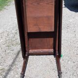 Mahogany shuttered table, flaps and 1 drawer