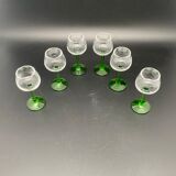 Digestive glasses on foot, mini Gewurztraminer glasses