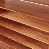 Pine libraries by Carl Malmsten with cabinets, pair, Sweden, 20th century