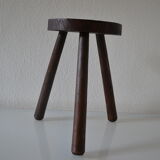 Brutalist modernist tripod stool 1950
