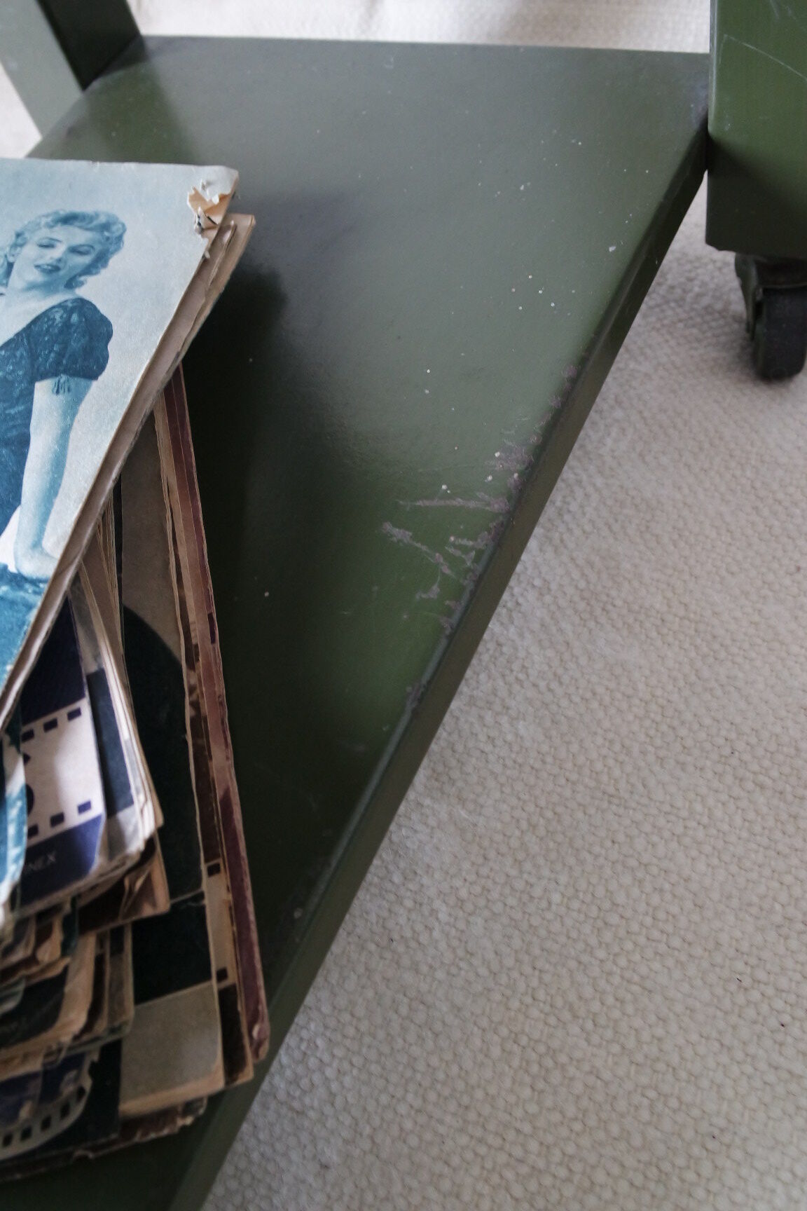 Vintage industrial roulette box