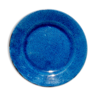 Plat XL en terre cuite vernissée bleu