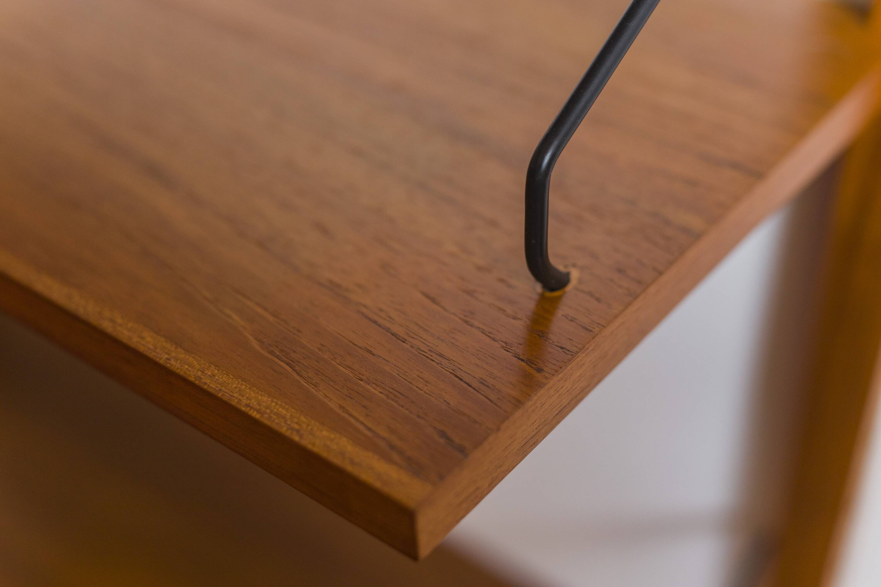 Modular Wall Shelving System by Poul Cadovius for Cado, 1960s