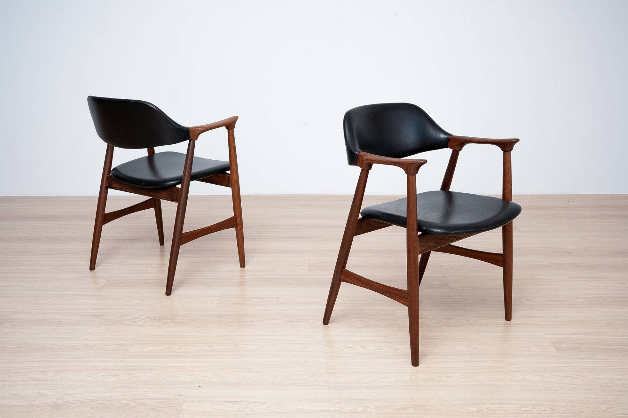 1960s Mid-Century Dining Set, 6 Carlton Armchairs by Låte Møbelfabrikk & Ex