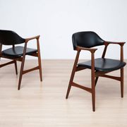 1960s Mid-Century Dining Set, 6 Carlton Armchairs by Låte Møbelfabrikk & Ex
