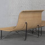 Daybed/ sofa in rattan, 1990’s