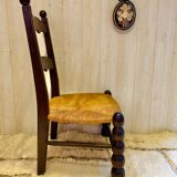 brutalist wooden chair dudouyt