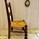 chaise bois brutaliste dudouyt