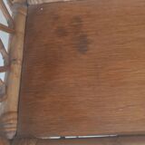 Vintage rattan shelf