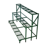 etagére staircase with metal plants