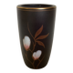 Flora vase ceramic Gouda Holland matte black