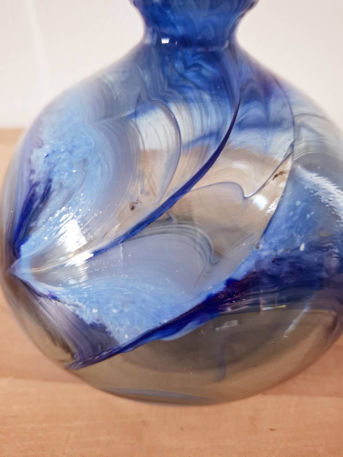 Allex 70s stamped ball vase