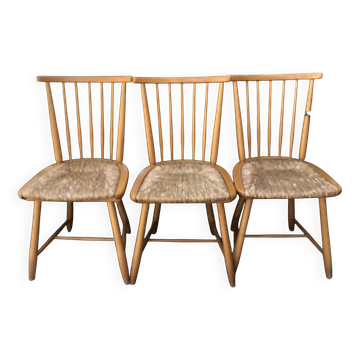 Chaises Design Arno Lambrecht pour WK Möbel années 50