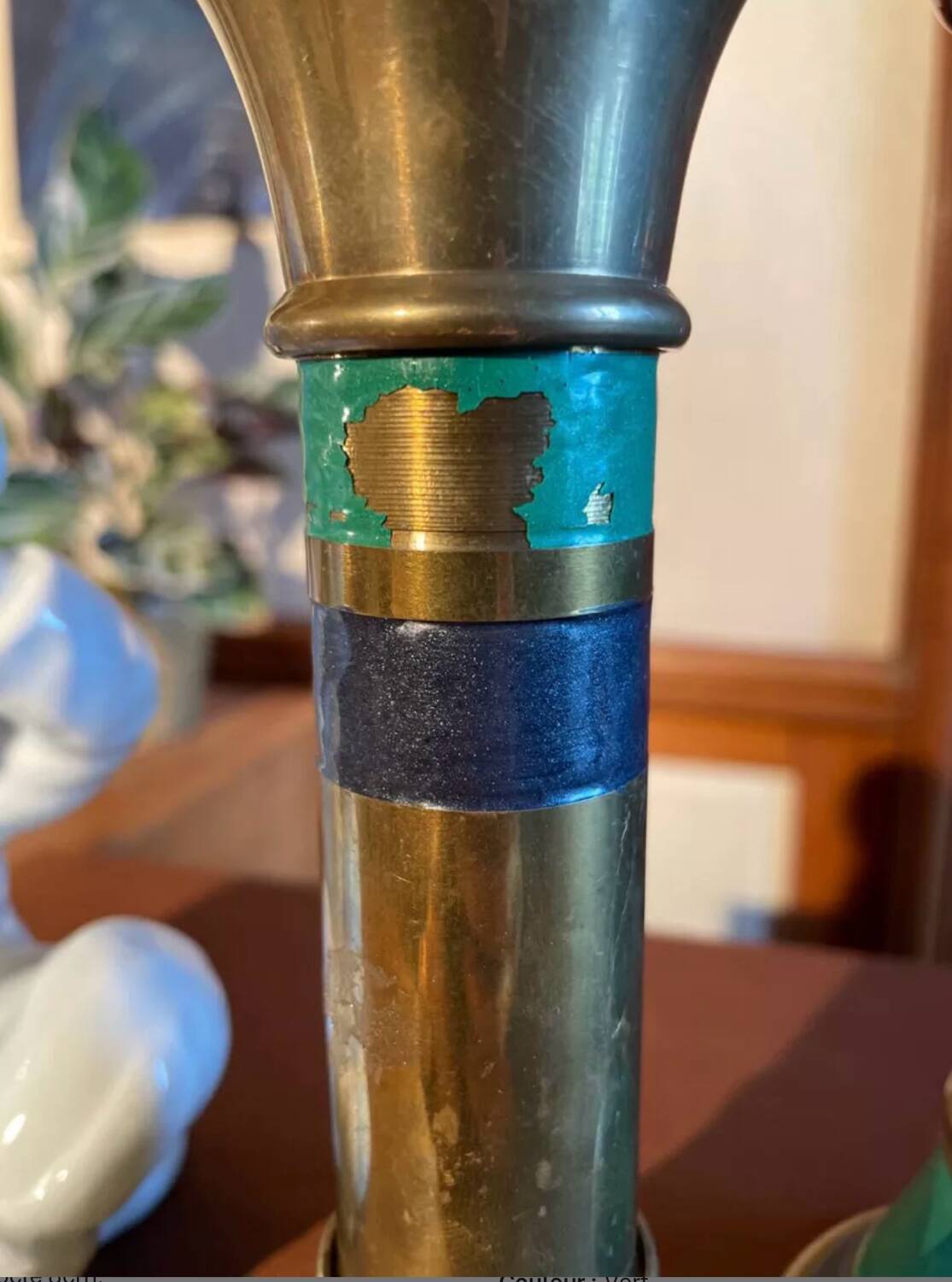 Vintage brass candle holders