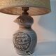Lampe en céramique zoomorphe 70's
