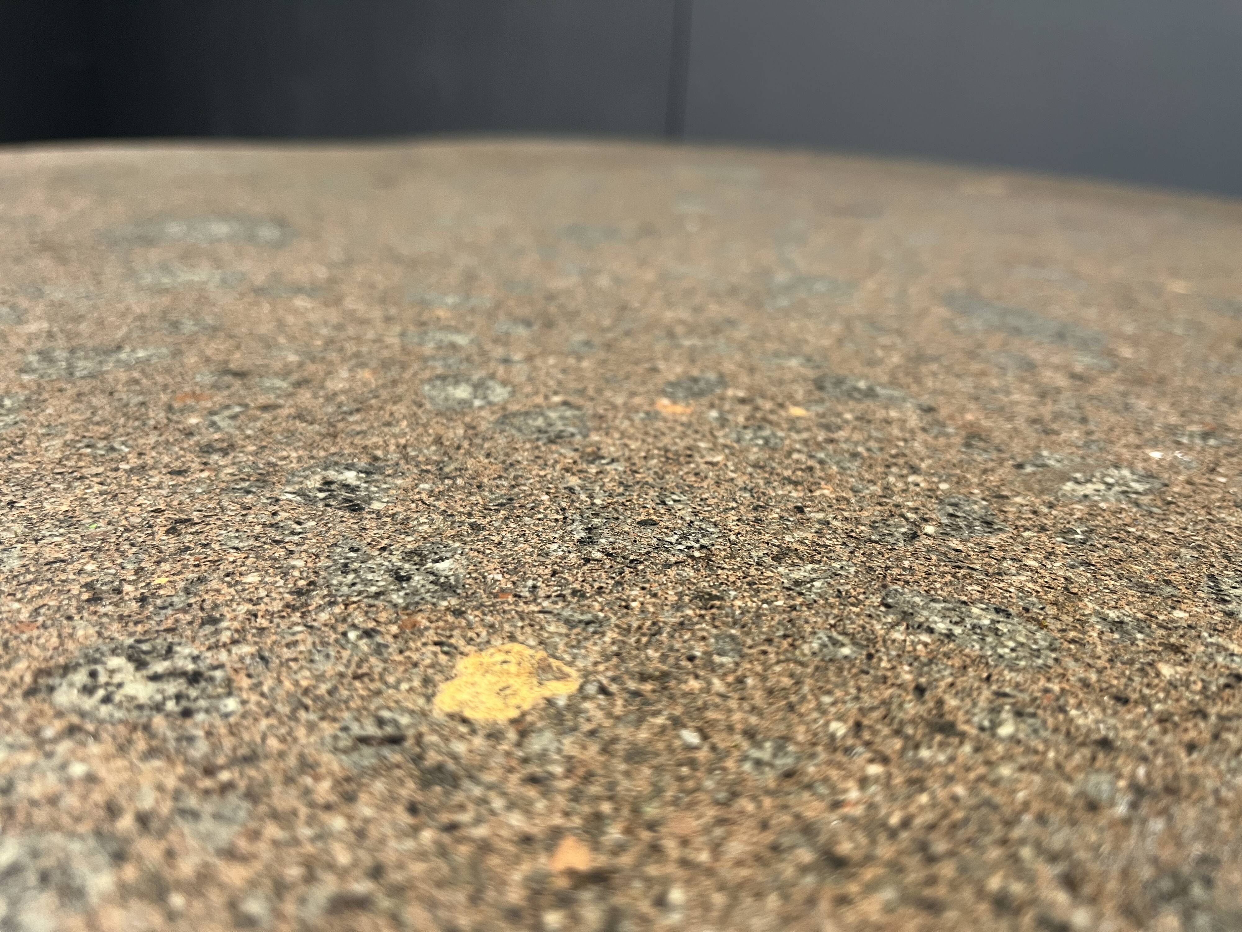 Vintage granite clover-shaped coffee table, 1970s