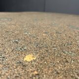 Table basse vintage en granit en forme de trèfle, années 1970