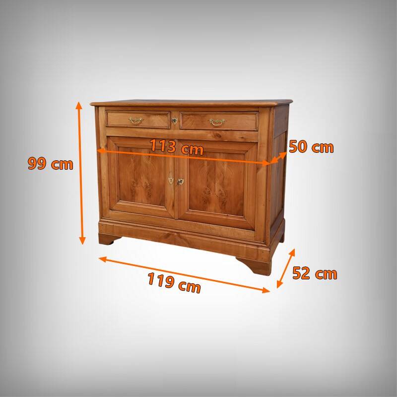 Cherrywood sideboard, Louis-Philippe style – 1900
