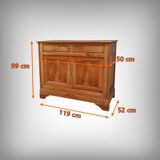 Cherrywood sideboard, Louis-Philippe style – 1900