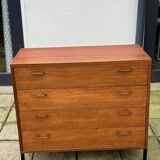 Commode à Tiroirs Vintage en Teck