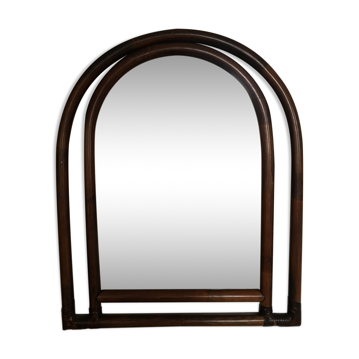 Rattan mirror  62x76cm