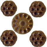 Vintage Sarreguemines oyster service