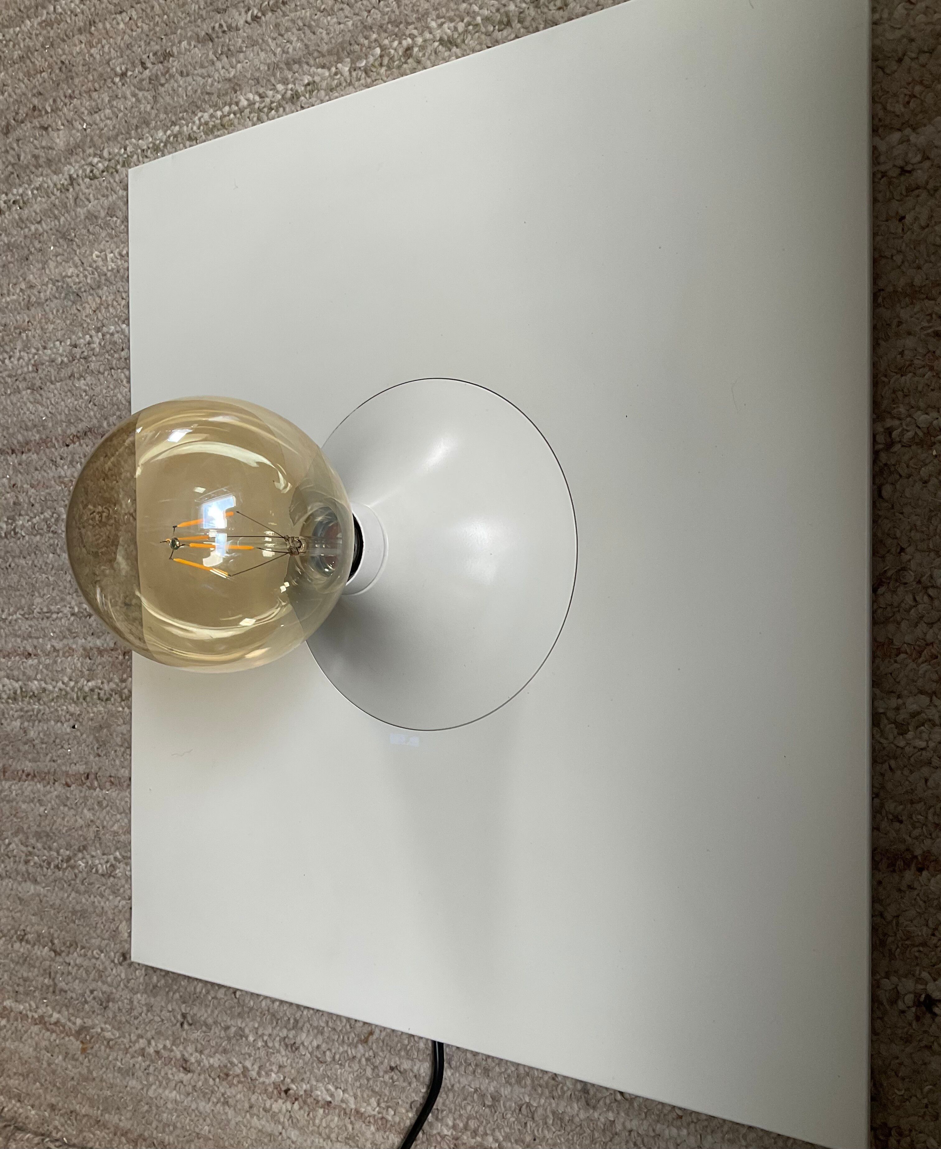 Space Age metal wall or ceiling light