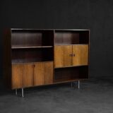 Vintage Mid-Century Scandinavian Modern Rosewood Highboard with Bar by Æ. Jensen & T. Mølholm
