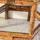 Table basse en bambou vintage