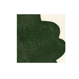 Duo of paintings on paper - pow and mood - dark green - signed eawy