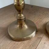 Pair of brass candlesticks 28 cm