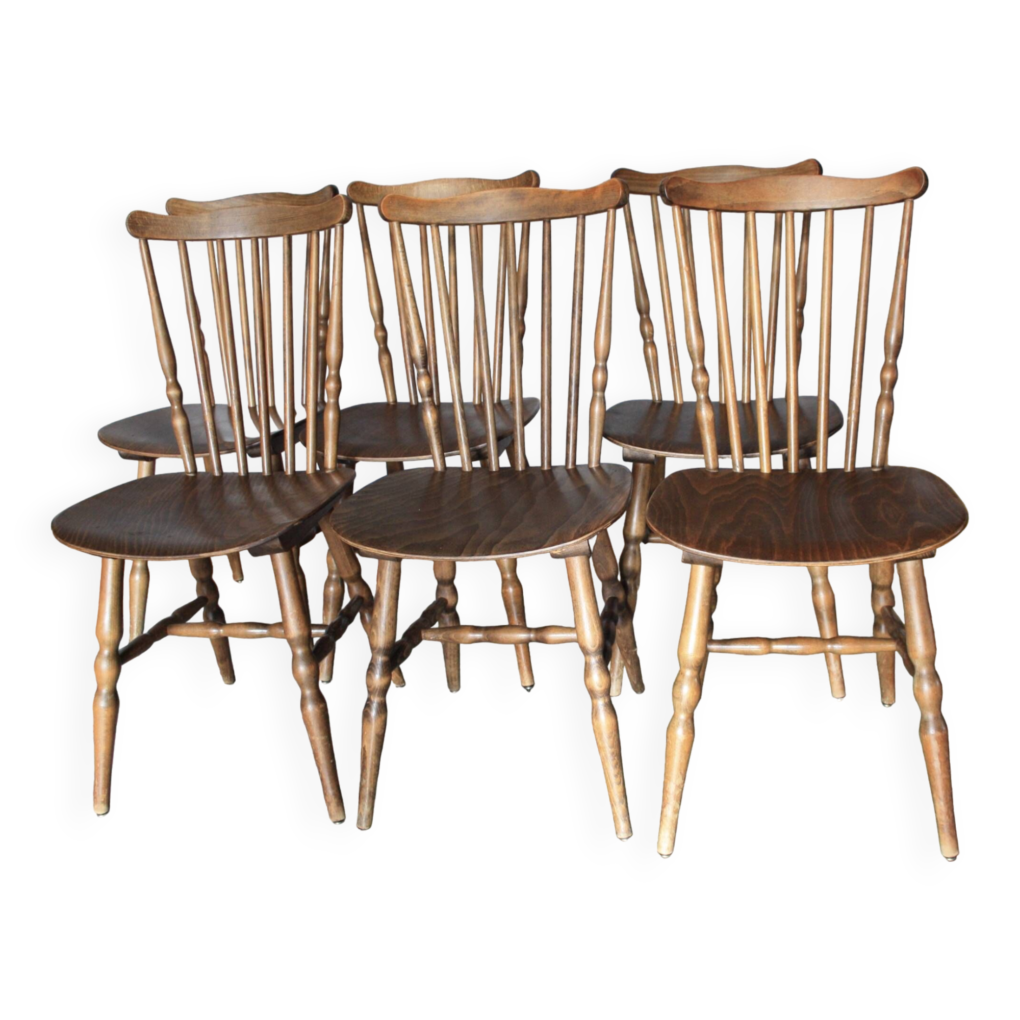 Set of 4 Tacoma Baumann bistro chairs