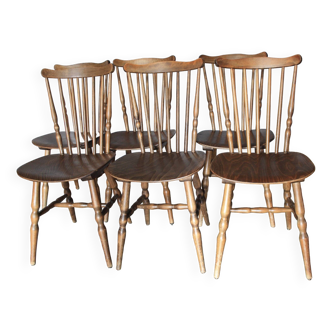Set of 6 Tacoma Baumann bistro chairs