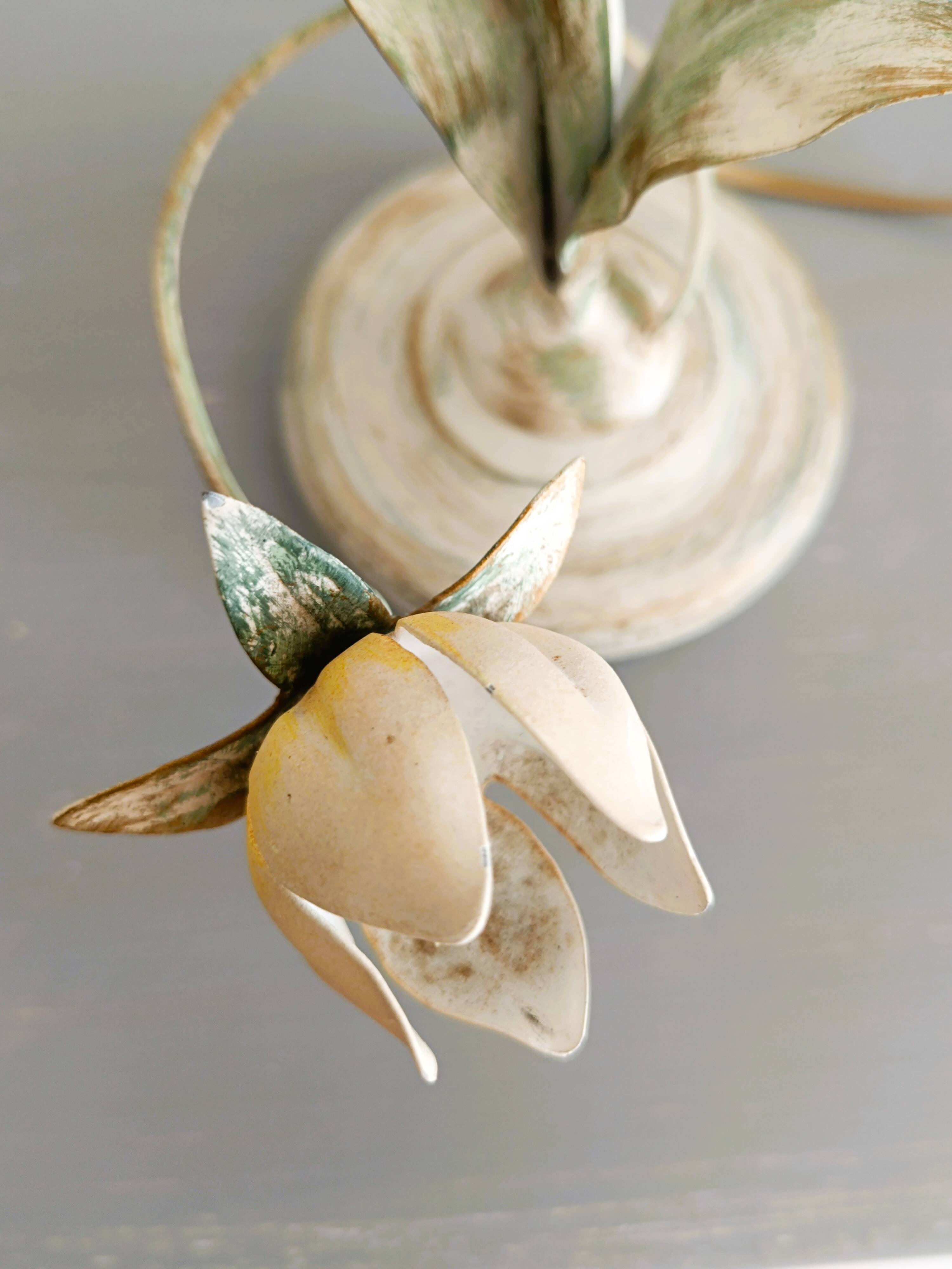Lampe à poser tulipe fabriquée en Italie