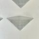 Suite de quatre grandes appliques postmodernes en verre de Murano épais par Mazzega. Italie années 1980