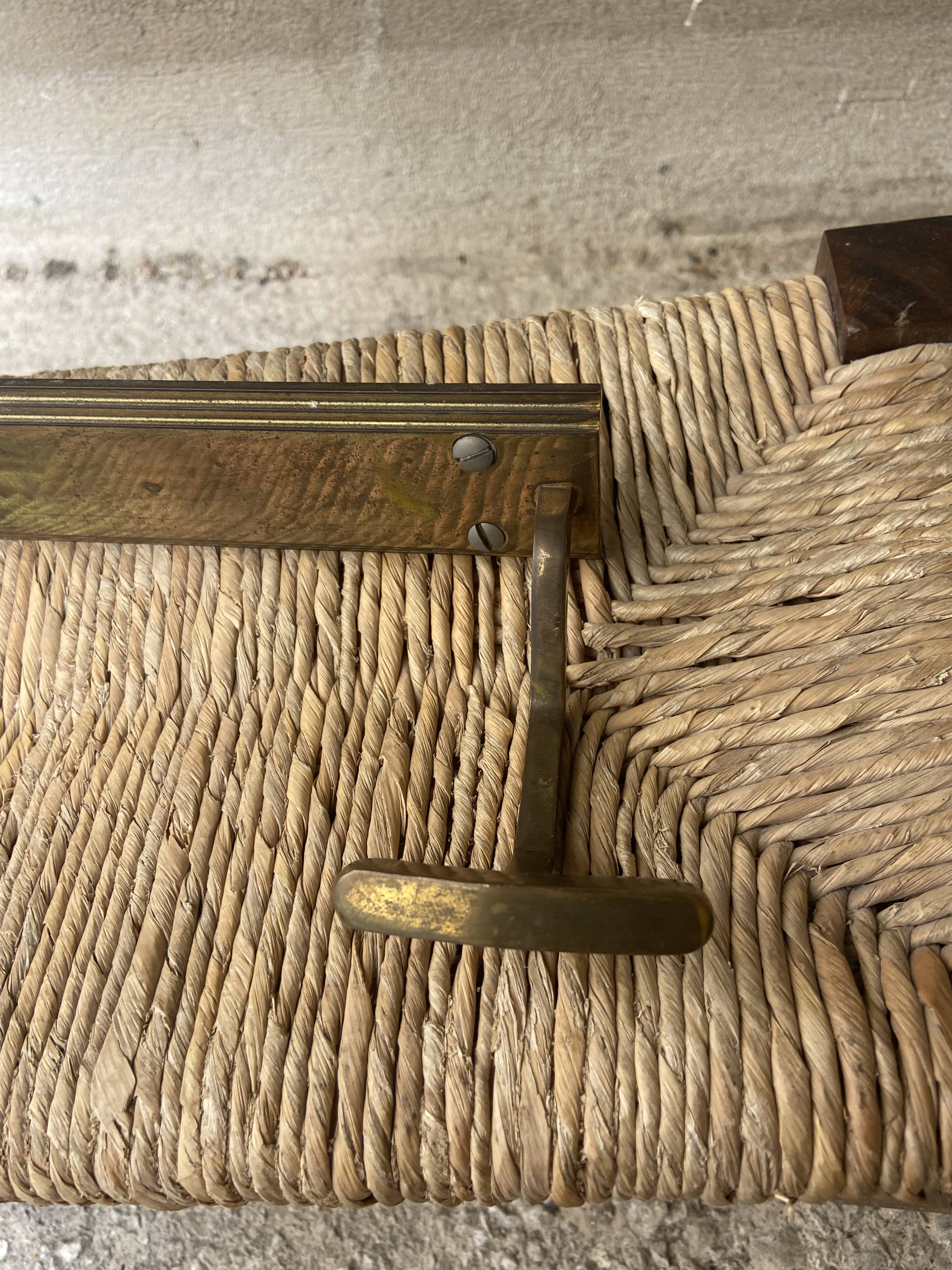 Double brass wall hook